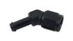 Billede af Vibrant -8AN to 3/8in Hose Barb 45 Degree Adapter - Anodized Black