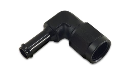 Billede af Vibrant -8AN to 3/8in Hose Barb 90 Degree Adapter - Anodized Black