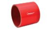 Billede af Vibrant 4 Ply Reinforced Silicone Straight Hose Coupling - 1in I.D. x 3in long (RED)