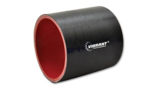 Billede af Vibrant 4 Ply Reinforced Silicone Straight Hose Coupling - 1.5in I.D. x 3in long (Black)