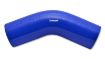 Billede af Vibrant 4 Ply Reinforced Silicone Elbow Connector - 2in I.D. - 45 deg. Elbow (BLUE)