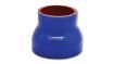 Billede af Vibrant 4 Ply Reinforced Silicone Transition Connector - 1.5in I.D. x 2in I.D. x 3in long (BLUE)