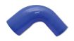 Billede af Vibrant 4 Ply Reinforced Silicone 90 degree Transition Elbow 2in ID x 2.5in I.D. 90 deg. Elbow BLUE