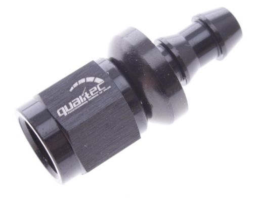 Billede af Lige AN-push on hose fitting - AN-4 -  Sort