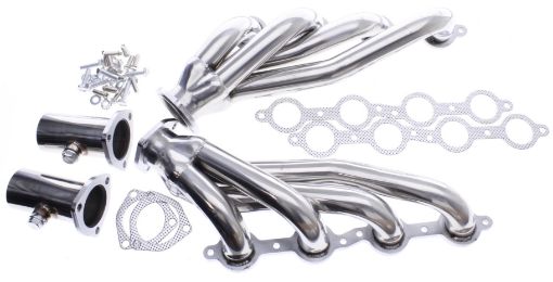 Billede af LS1 LS6 LSX v8 Universal Stainless Shorty Chevy Engine Swap Header